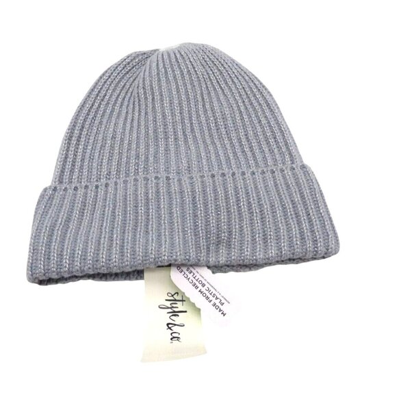Style & Co Women's Solid Shine Cuff Beanie Gray - Picture 1 of 5